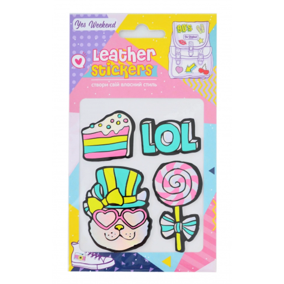 Набір наклейок YES Leather stikers Sweets 531622 — 