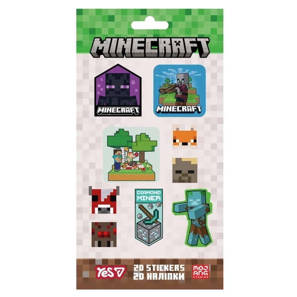 Набір наліпок 2D Yes Minecraft Characters 708531 — 