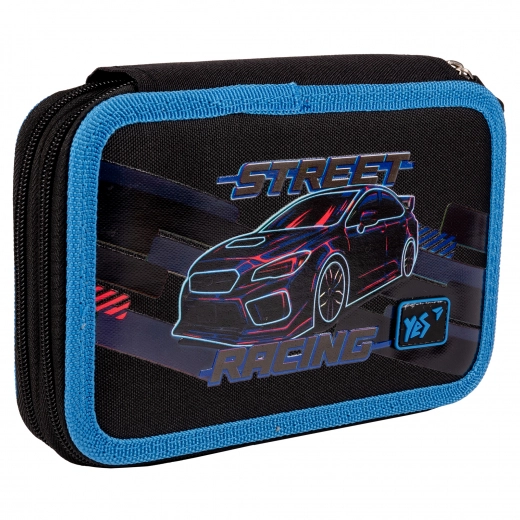 Пенал твердий YES подвійний HP-01 Street Racing 533547
