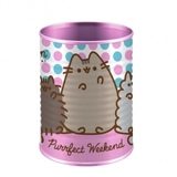 Підставка для ручок бочка YES Pusheen металева 708099