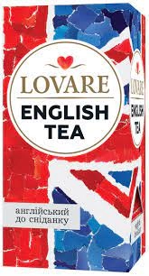 Чай пакетований чорний English tea Lovare 24х2г