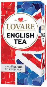 Чай пакетований чорний English tea Lovare 24х2г
