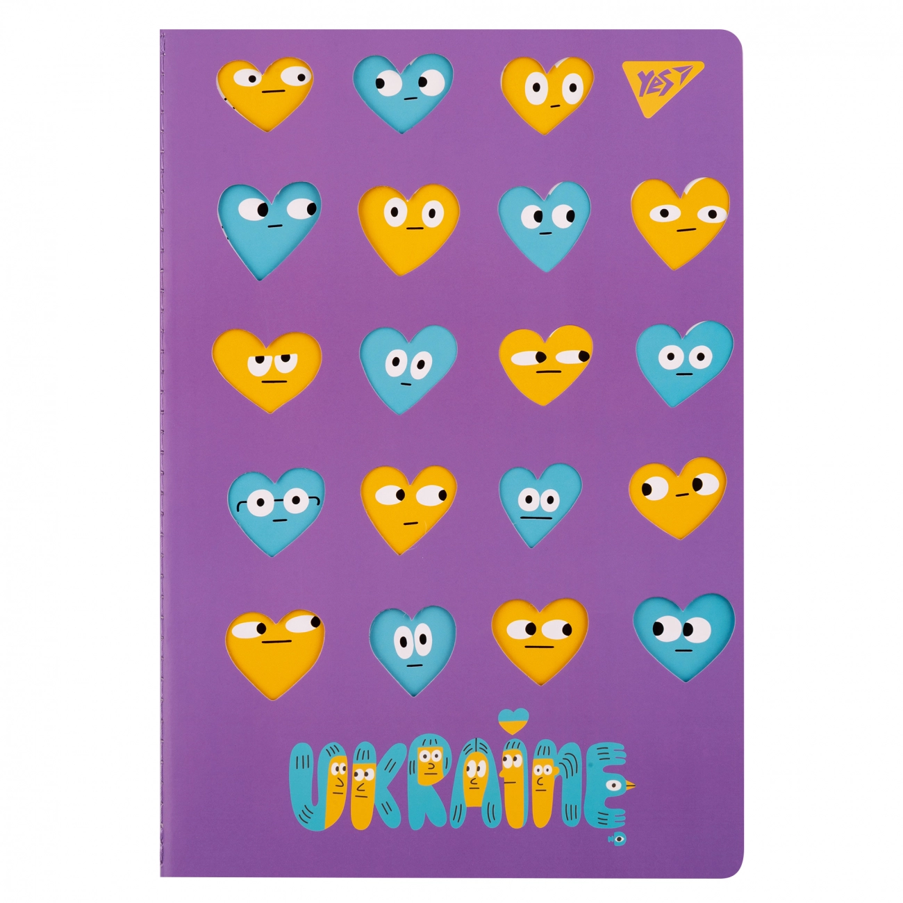 Блокнот А4 Yes Stand with Ukraine 40 аркушів клітинка — фото 2