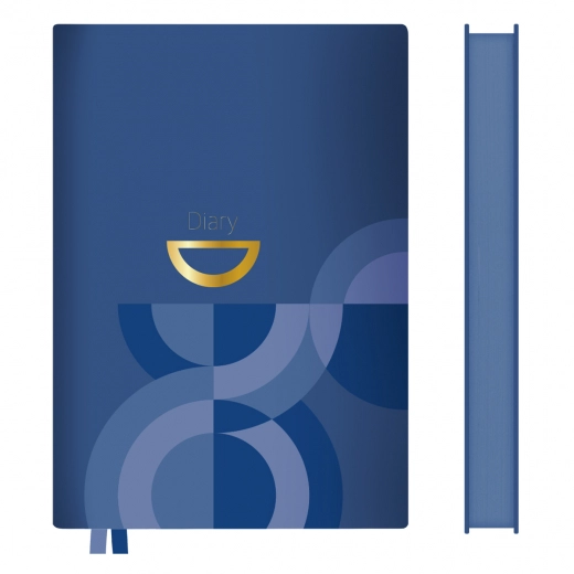 Щоденник датований А6 2025 Leo Planner Apiro синій 252599