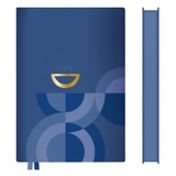 Щоденник датований А6 2025 Leo Planner Apiro синій 252599