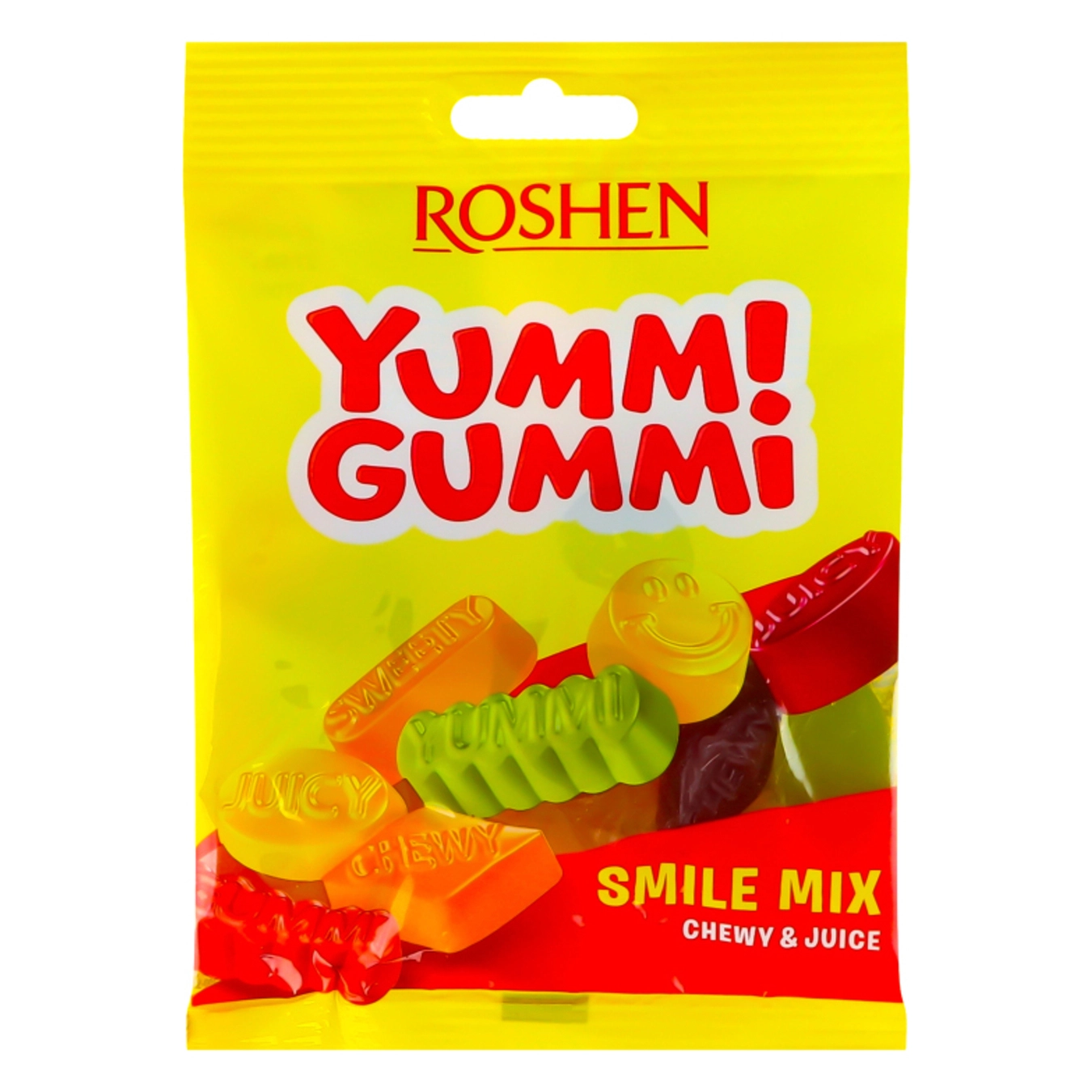 Желейні цукерки Roshen Yummi Gummi Smile Mix ВКФ 70г