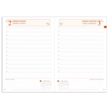 Щоденник датований А5 Leo Planner Whisky коричневий 252448