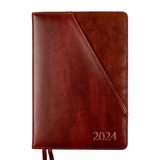 Щоденник датований А5 Leo Planner Whisky коричневий 252448