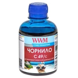 Чорнило WWM Canon GI-490 блакитне 200г (C49/C)