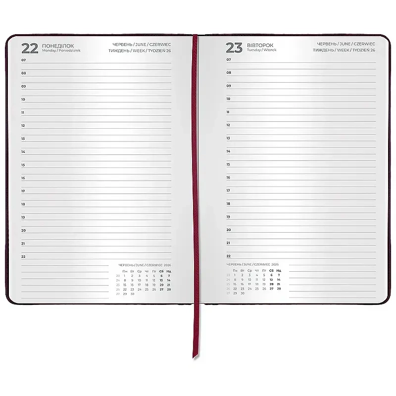 Щоденник датований Axent Classic Palermo чорний — фото 4