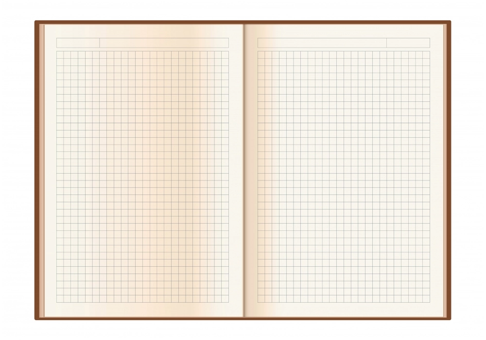 Щоденник недатований А5 Optima Notebook Vivella кремовий блок сірий клітинка O20823-10