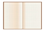 Щоденник недатований А5 Optima Notebook Vivella кремовий блок сірий клітинка O20823-10
