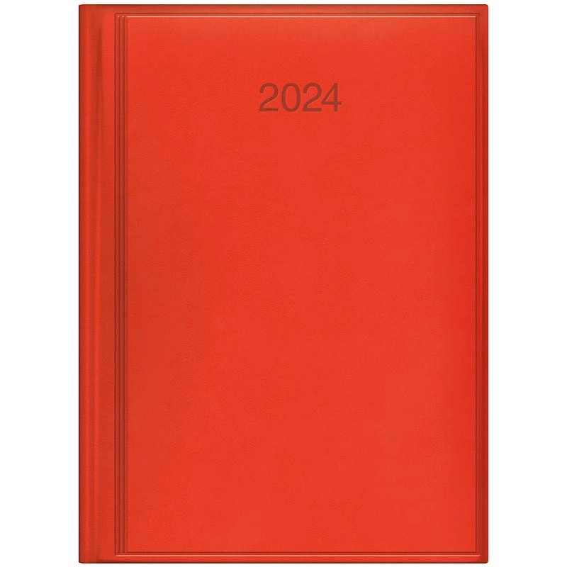 Щоденник датований  2024 BRUNNEN Стандарт Torino  яскр-червон 73-795 38 244