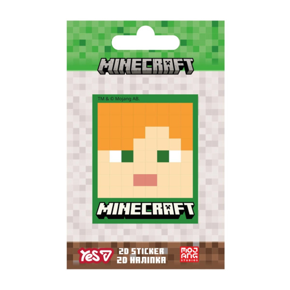 Наліпка 2D Yes Minecraft Alex 708509 — фото 2