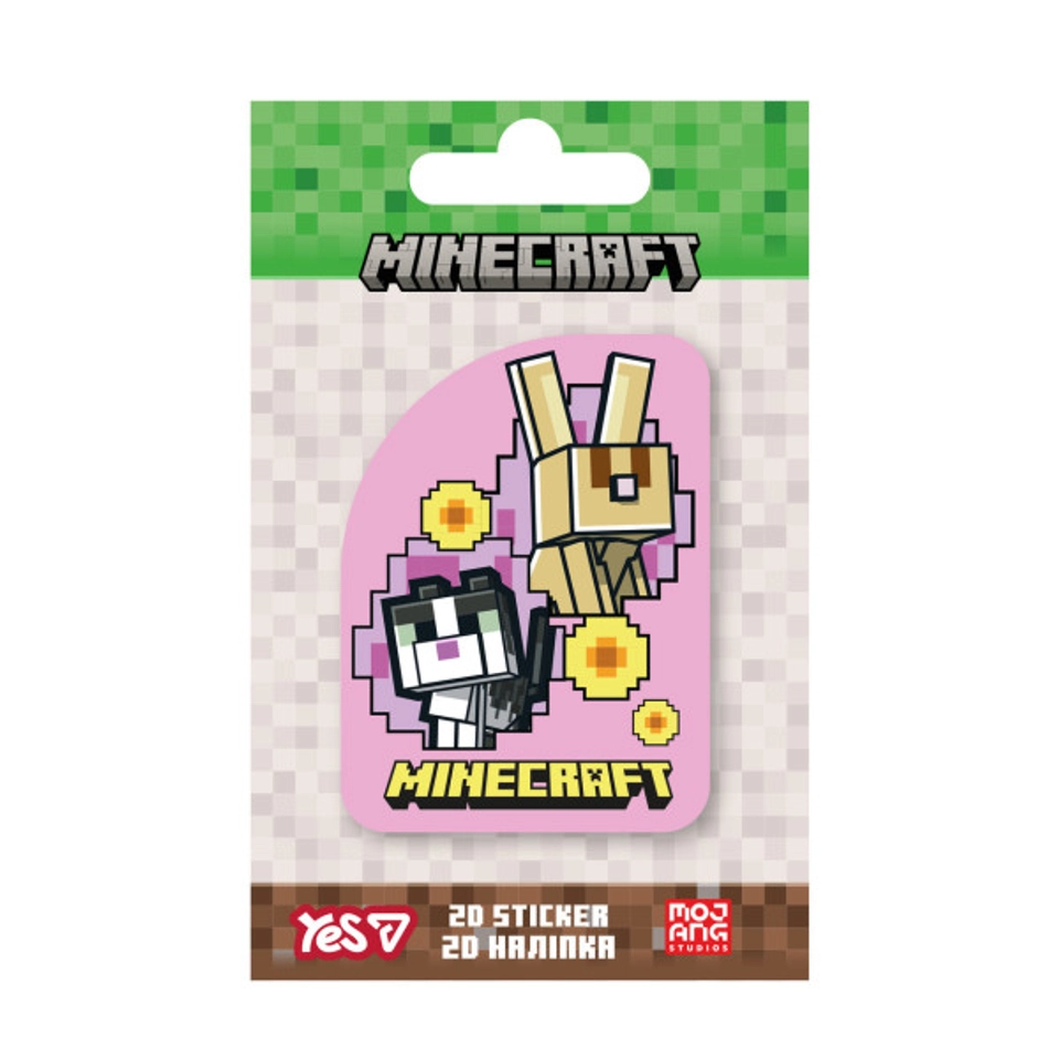 Наліпка 2D Yes Minecraft Spring Animals 708514 — фото 2
