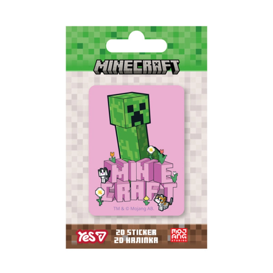 Наліпка 2D Yes Minecraft Spring Creeper 708516 — фото 2
