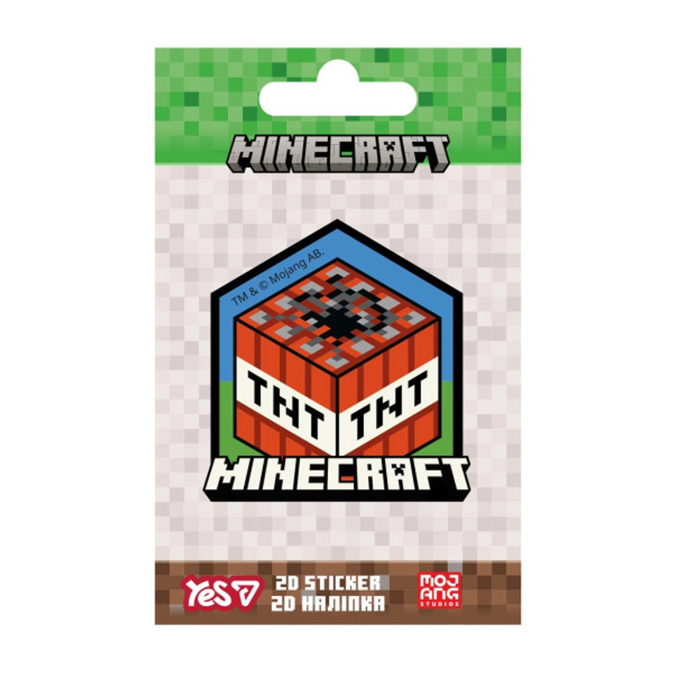 Наліпка 2D Yes Minecraft TNT 708508 — фото 2