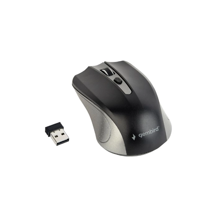 Миша бездротова Gembird MUSW-4B-04-GB чорно-сiра