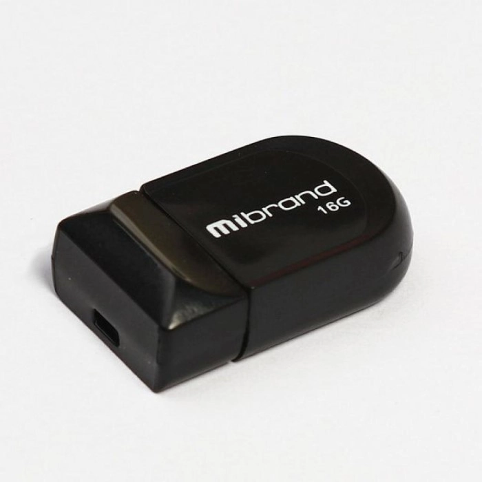USB флеш накопчувач Mibrand 16GB Scorpio Black USB 2.0 (MI2.0/SC16M3B)