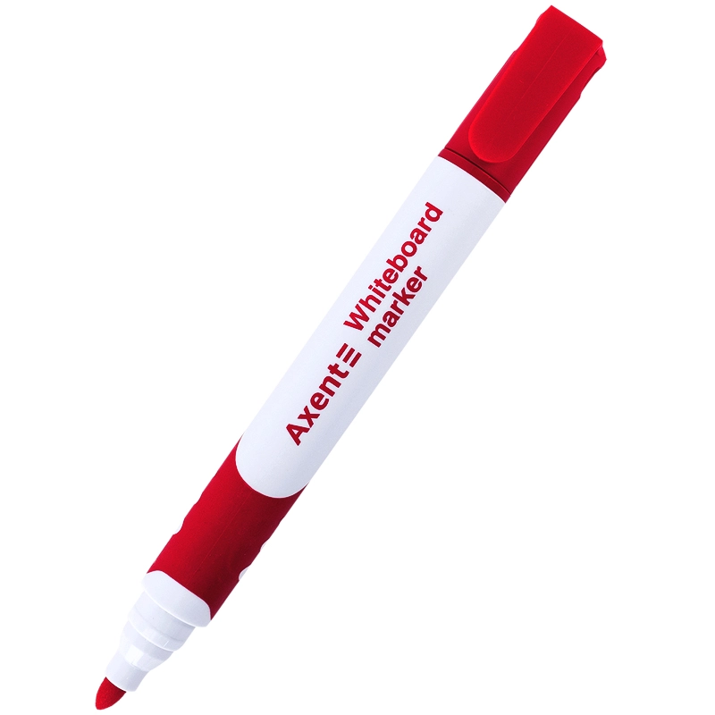 Маркер для дошок Axent Whiteboard Comfort Grip 2552-A 2 мм круглий червоний 2552-06-A