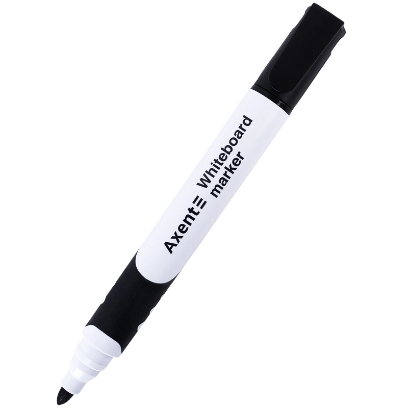 Маркер для дошок Axent Whiteboard Comfort Grip 2552-A 2 мм круглий чорний 2552-01-A