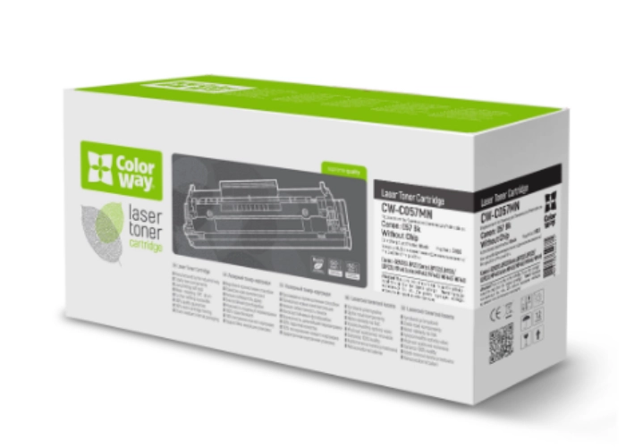 Картридж CW CANON (057) LBP223/226/228/MF443/445/446/MF449 Black (без чіпа) Картридж CW CANON (057) LBP223/226/228/MF443/445/446/MF449 Black (без чіпа)