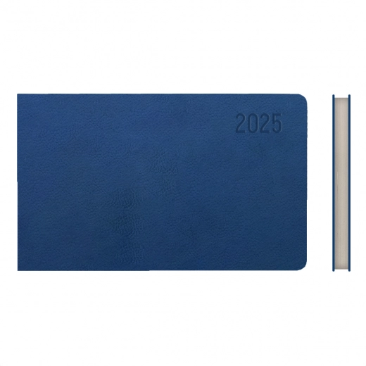 Щотижневик датований 10х15см 2025 Leo Planner Monaco синій 252562