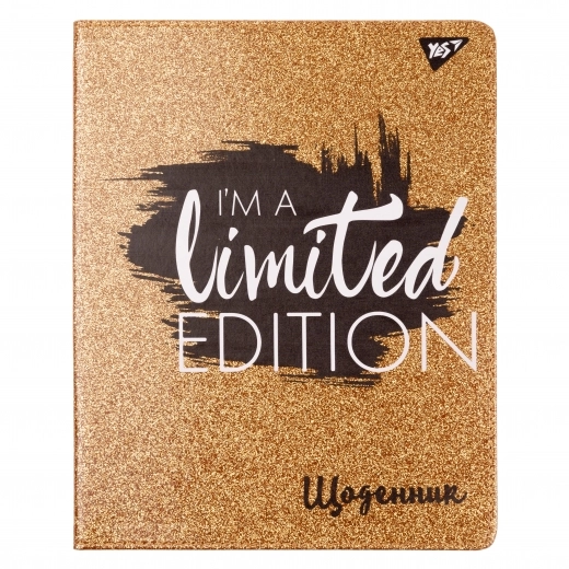 Щоденник шкільний YES PU інтегральний Trend. Limited edition друк на золотому глітерному PU
