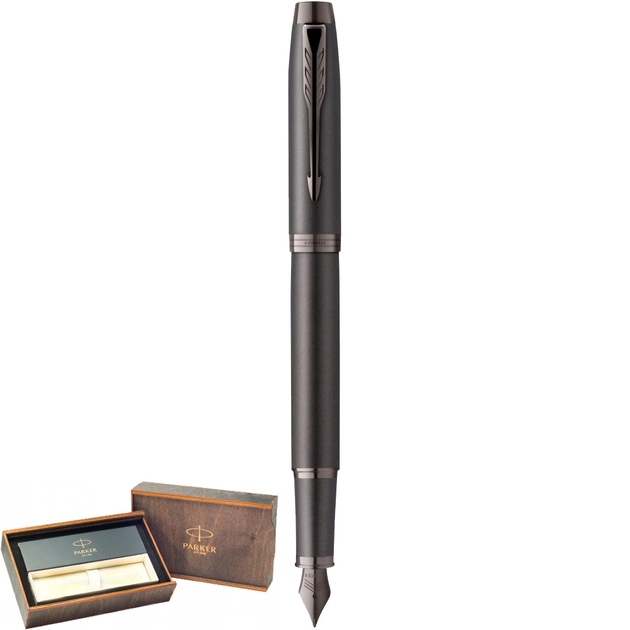 Ручка перова Parker IM Professionals Monochrome Titanium  FP F 28 011