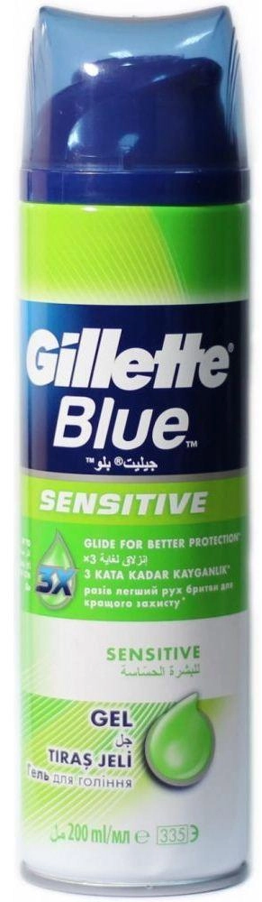 GILLETTE BLUE Гель д/г Sens (для Чутл. шкiри) 200мл