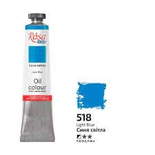 Фарба олійна Синя світла 45мл ROSA Studio 327518
