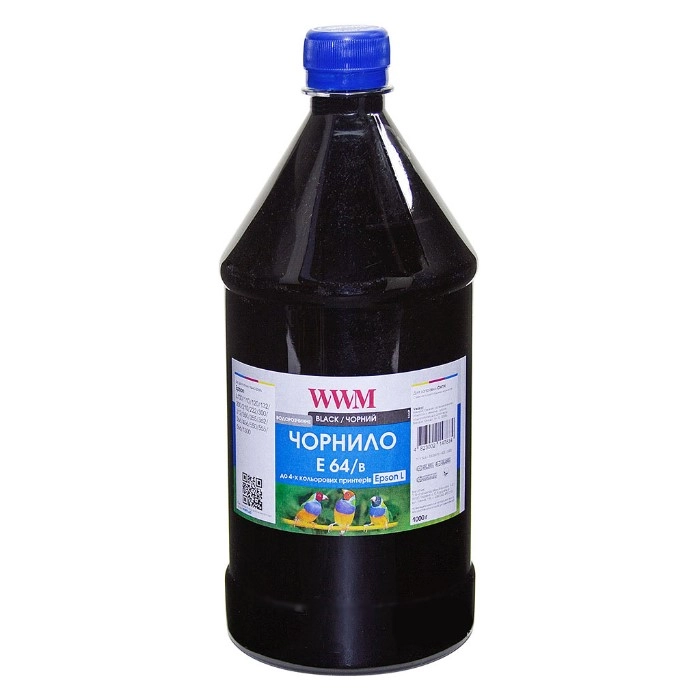 Чорнило WWM Epson 664 L110/L210/L355 чорне водорозчинне 1000г (E64/B-4)