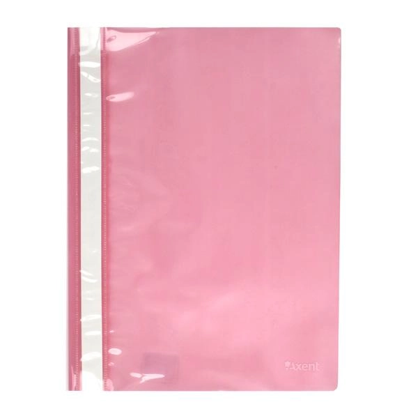 Швидкозшивач пластиковий А4 Axent рожевий 1317-23-A
