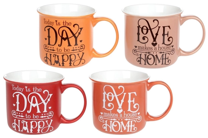 Чашка фарфорова Home and Love 400 мл 577-572