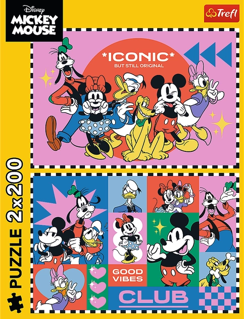 Пазли Trefl 2x200 Mickey&friends Час з друзями