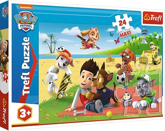Пазли Trefl 24 Maxi Paw Patrol Веселощі на ковдрі Пазли Trefl 24 Maxi Paw Patrol Веселощі на ковдрі