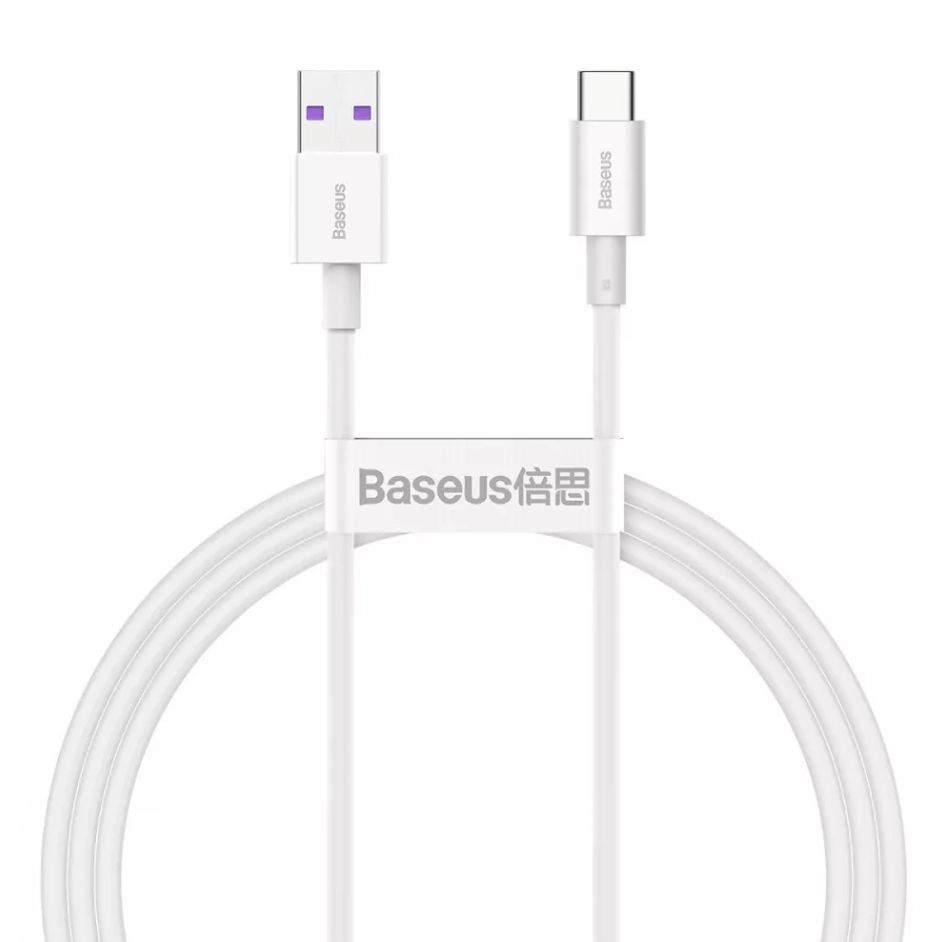 Кабель Baseus Superior Series Fast Charging Type-C 66W (1m) white Кабель Baseus Superior Series Fast Charging Type-C 66W (1m) white
