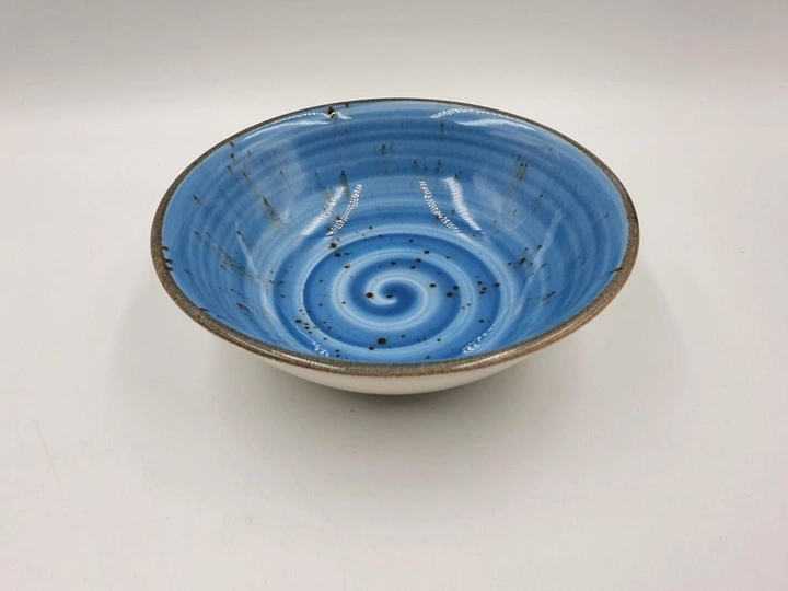Тарілка-піала TULU porselen spiral blue TULU-spiral blue-16