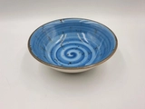 Тарілка-піала TULU porselen spiral blue TULU-spiral blue-16