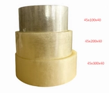 Стрічка клейка пакувальна Економ 45х100х40 прозора