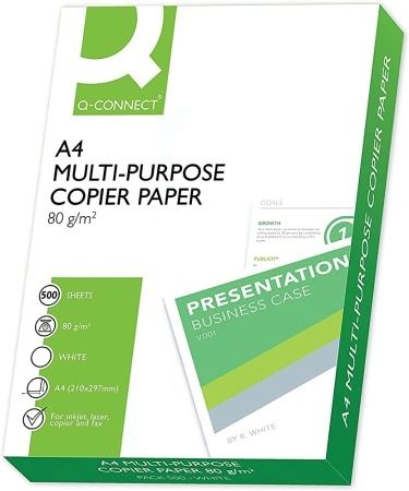 ПАПІР ОФІСНИЙ A4 Q-Connect Multi-Purpose Copier Paper  клас В 500 листів