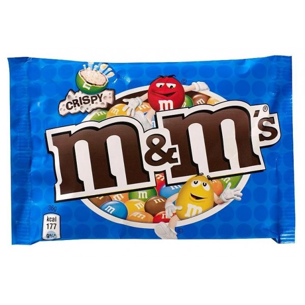 Драже M&Ms з рисовими кульками 36г