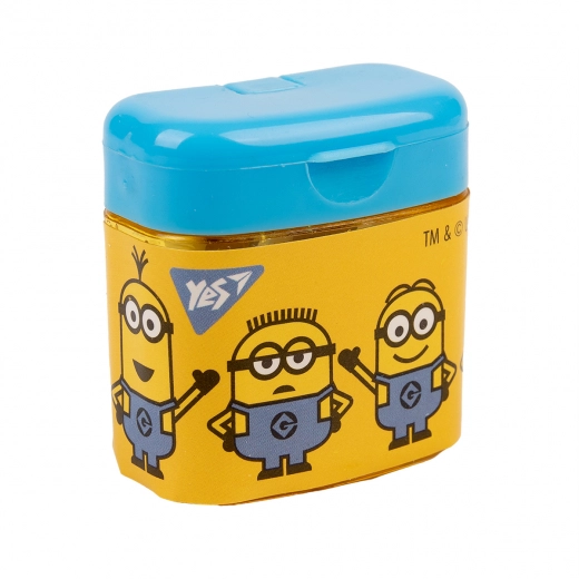 Точилка подвійна з кришкою YES Minions 620409