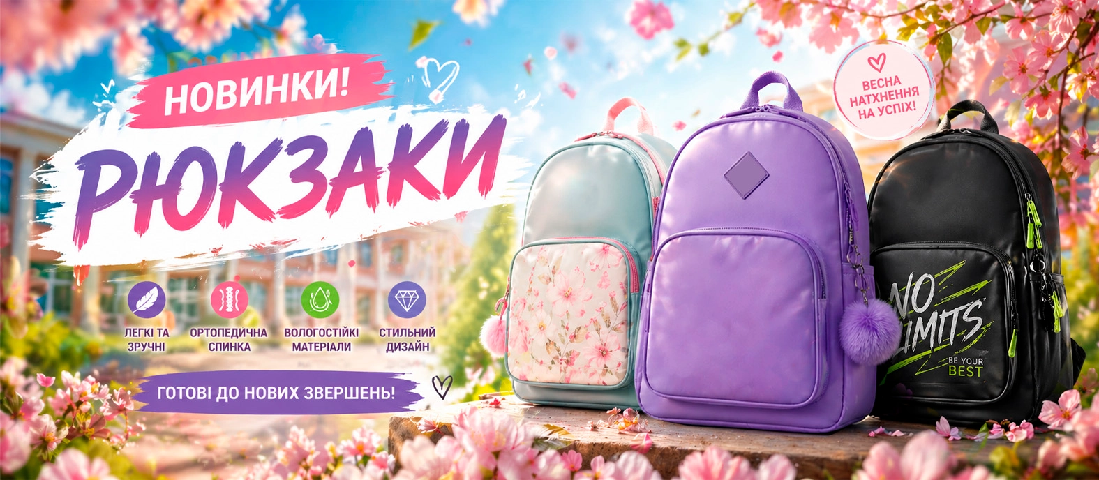 Новинки рюкзаків - ПК